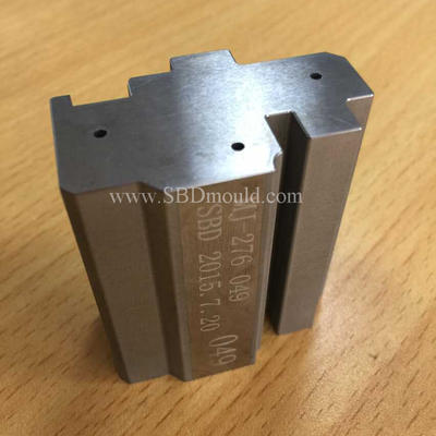 Wire EDM machined high precision male die and female die parts